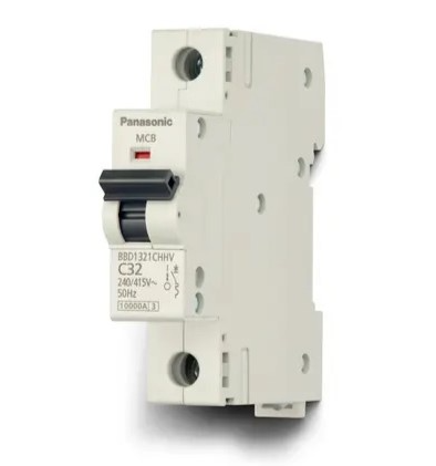 Cầu dao tự động DIN MCB 1P-1E C Curve 10kA Panasonic