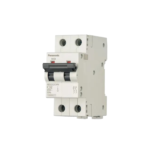 Cầu dao tự động DIN MCB 2P-2E C Curve 10kA Panasonic