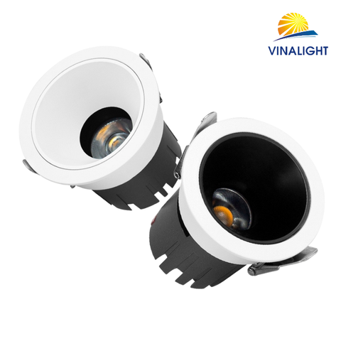 Đèn LED âm trần chiếu rọi Zircon có viền KingLED