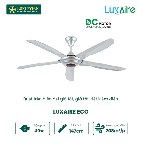 Quạt trần 5 cánh Luxaire Eco