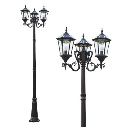 Cột đèn sân vườn năng lượng mặt trời VL-MTR3