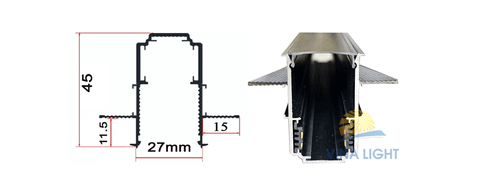 Thanh ray nam châm TRNCTL2-112 Vinalight