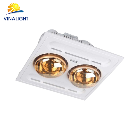 Đèn sưởi nhà tắm âm trần 2 bóng Kottmann