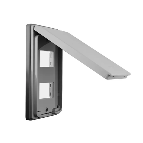 Mặt 2 thiết bị có nắp che mưa WEG7902 Panasonic