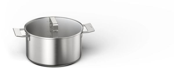 Bộ nồi chảo 6 món Bosch HEZ9SE060 - Quánh 1.2L, Nồi 2L, Nồi 3.5L, Nồi 5.5L, Chảo 24cm, Chảo 26cm