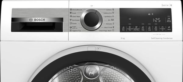 Máy sấy bơm nhiệt Bosch WQG24570SG 9kg - Series 6