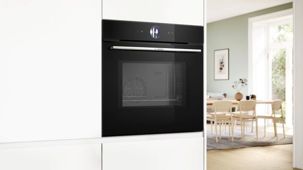 Lò nướng âm tủ kết hợp vi sóng Bosch HMG7361B1 - Series 8 - 67L