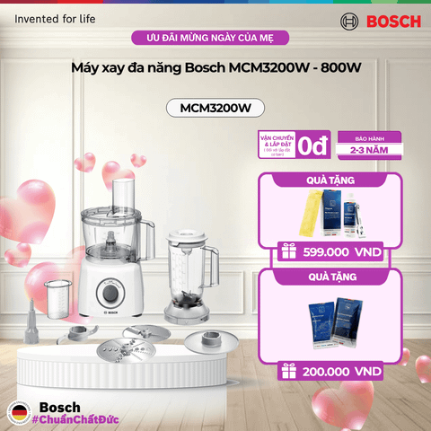 Máy xay đa năng Bosch MCM3200W - 800W