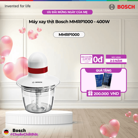 Máy xay thịt Bosch MMRP1000 - 400W