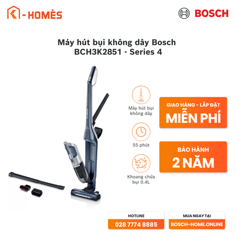 Máy hút bụi không dây Bosch BCH3K2851 - Series 4