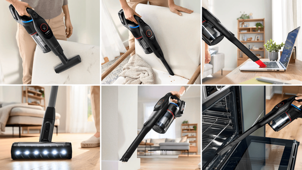 Máy hút bụi không dây Bosch Unlimited 9 BCS931BQC - Màu đen