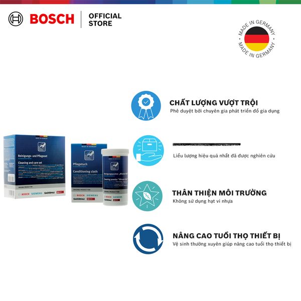 Bộ sản phẩm vệ sinh và bảo dưỡng bề mặt inox