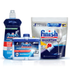 Combo Nâng Cao: Bộ 3 túi viên rửa chén Quantum 21 viên + Nước Làm Bóng Finish 500ml + Dung Dịch Tẩy Rửa Máy Rửa Chén Bát