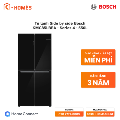 Tủ lạnh Side by side Bosch KMC85LBEA - Series 4 - 550L