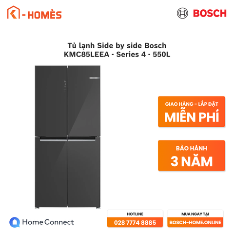 Tủ lạnh Side by side Bosch KMC85LEEA - Series 4 - 550L