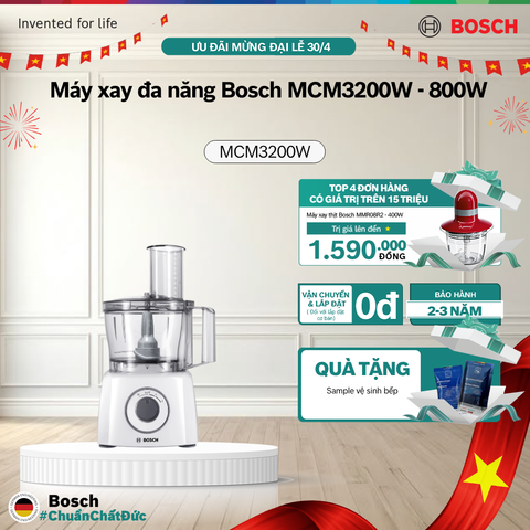 Máy xay đa năng Bosch MCM3200W - 800W