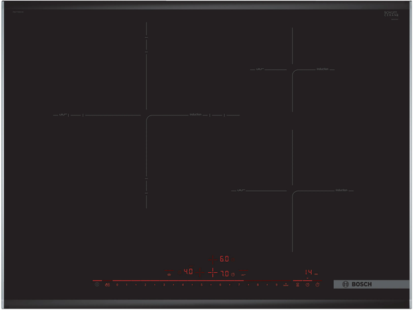 Bếp từ Bosch 3 vùng nấu PID775DC1E - Series 8 (70cm)