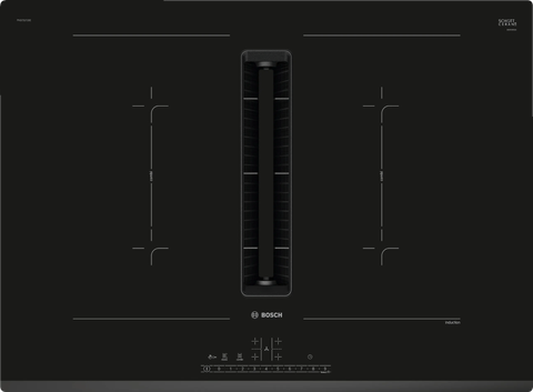 Bếp từ kết hợp hút mùi Bosch 4 vùng nấu PVQ731F15E - Series 6 (70cm)