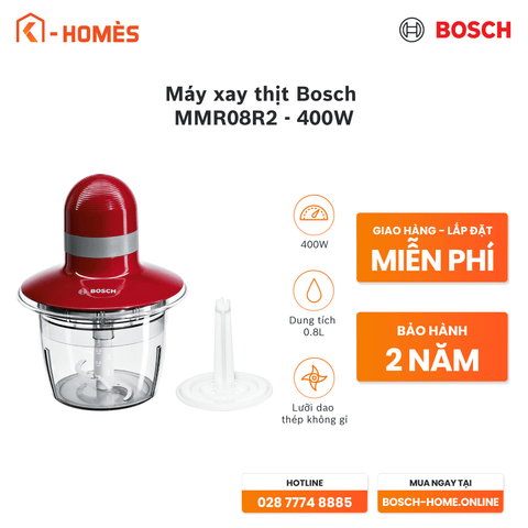 Máy xay thịt Bosch MMR08R2 - 400W