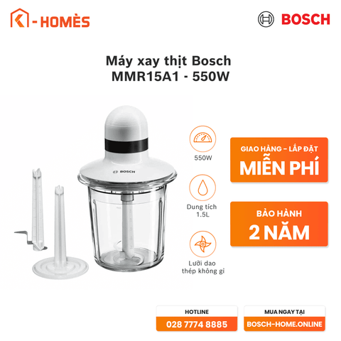 Máy xay thịt Bosch MMR15A1 - 550W
