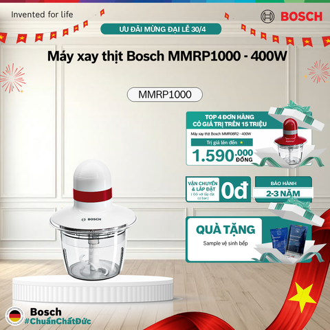 Máy xay thịt Bosch MMRP1000 - 400W