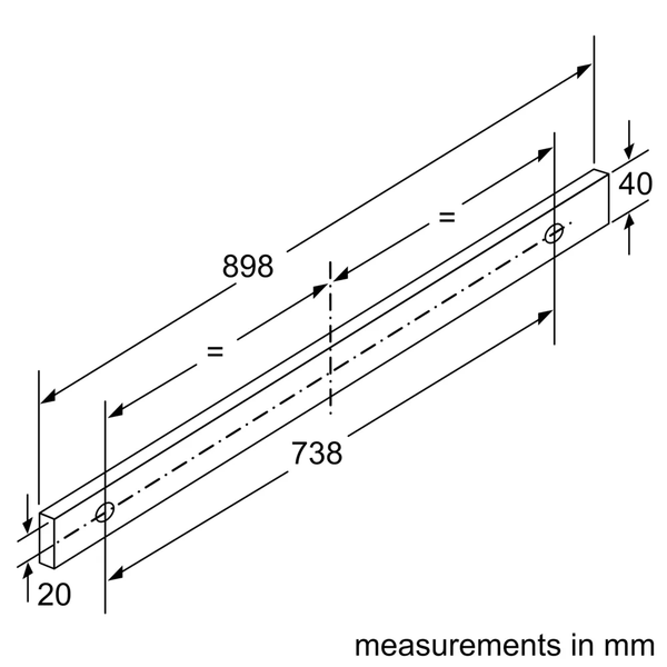 Máy hút mùi âm tủ Bosch DFT93AC50 - Series 4 (90cm)