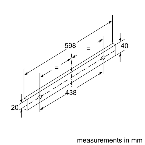 Máy hút mùi âm tủ Bosch DFT63AC50 - Series 4 (60cm)