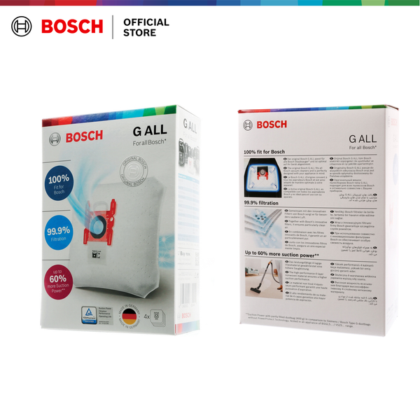 Túi máy hút bụi, túi chứa bụi PowerProtect: Loại GALLV, 4 túi đựng bụi Typ G