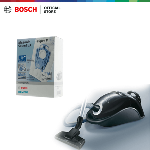 Túi máy hút bụi, Loại P, 4 túi chứa bụi máy hút bụi MegaAir SuperTEX loại P