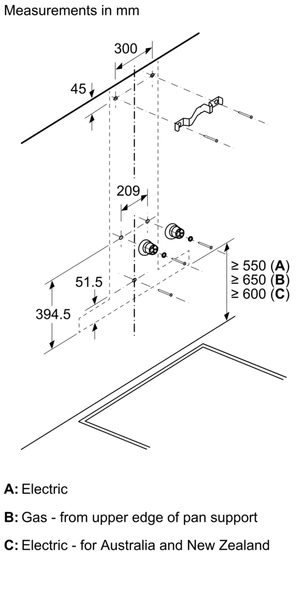 Máy hút mùi dạng chữ T Bosch DWB98JQ50B - Series 6 (90cm)