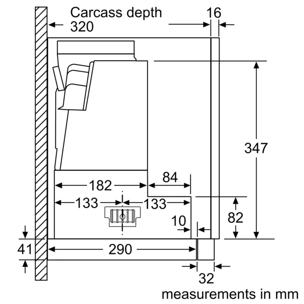 Máy hút mùi âm tủ Bosch DFS067K51 - Series 8 (60cm)