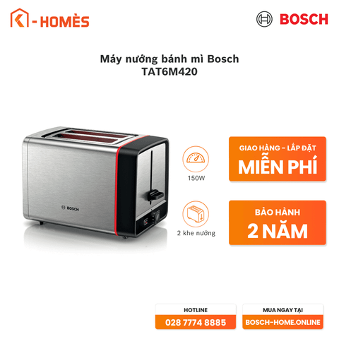 Máy nướng bánh mì Bosch TAT6M420