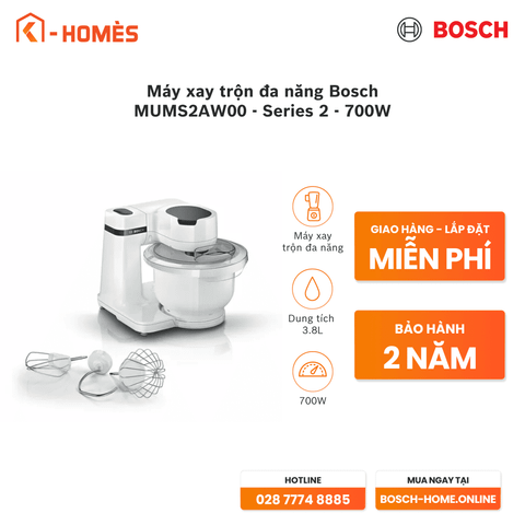 Máy xay trộn đa năng Bosch MUMS2AW00 - Series 2 - 700W