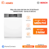 Máy rửa chén bát bán âm 14 bộ Bosch SMI6ZCS16E - Series 6 (60cm)