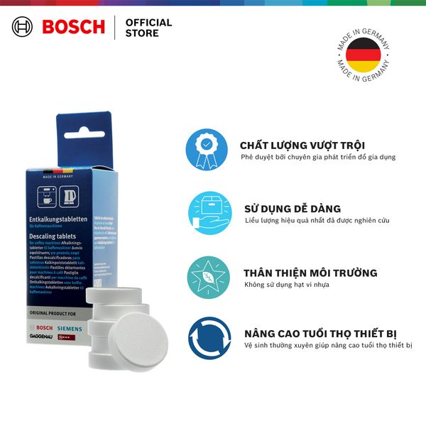Viên tẩy cặn vôi máy pha cà phê 6 viên/hộp