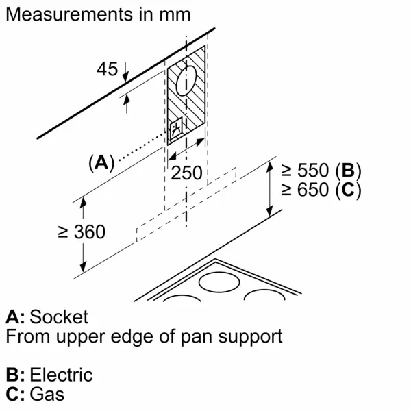 Máy hút mùi dạng chữ T Bosch DWB97BK61T - Series 4 (90cm)