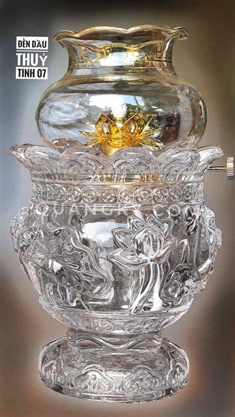  Đèn Dầu Thuỷ Tinh Size Lớn 