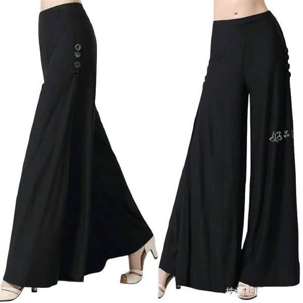  Quần Đen 4 Nút Hông Size L 