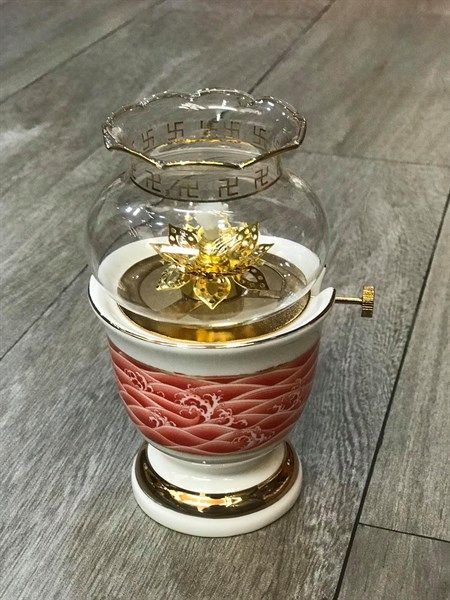  Đèn dầu sóng đỏ nhỏ 