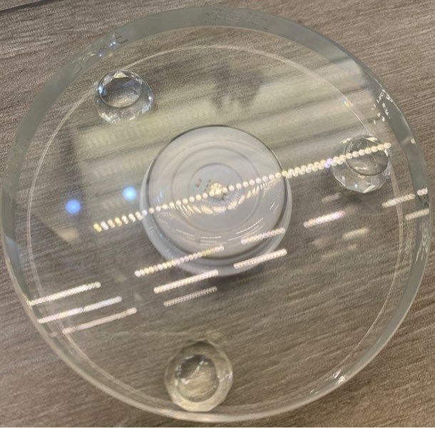  Đôn Đèn Pha Lê 15cm 