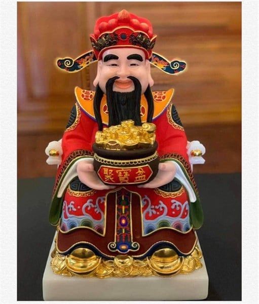  Thần Tiền vẽ gấm 19in 48cm 