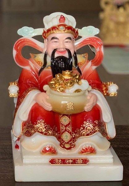  Thần Tiền bột đá đỏ 30cm 