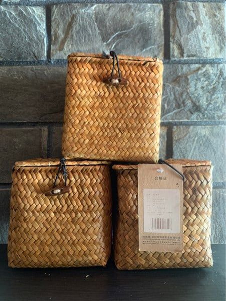  Hộp Khăn Giấy Đan Lát Nhỏ 