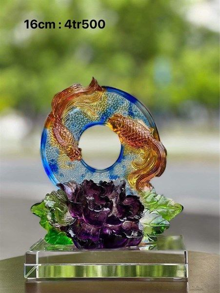  Song Ngư Phong Thuỷ 16cm 