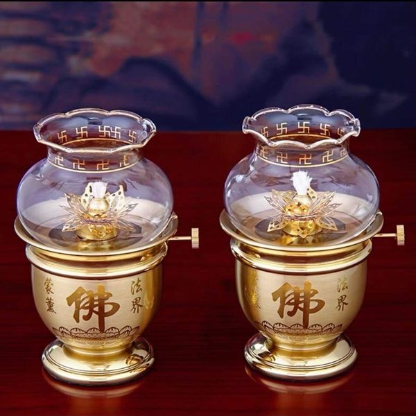  Đèn Dầu Đồng Sáng Lớn 