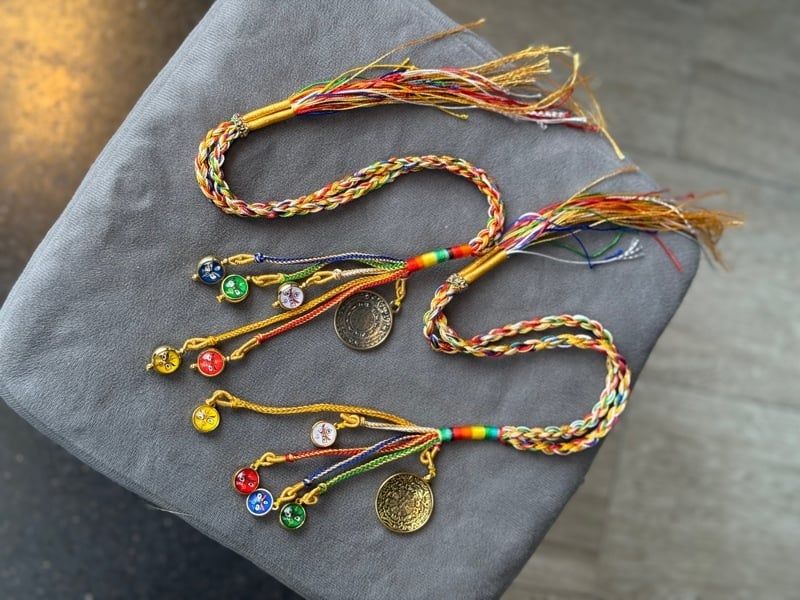  Dây Treo Ngũ Lộ Thần Tài Đồng 
