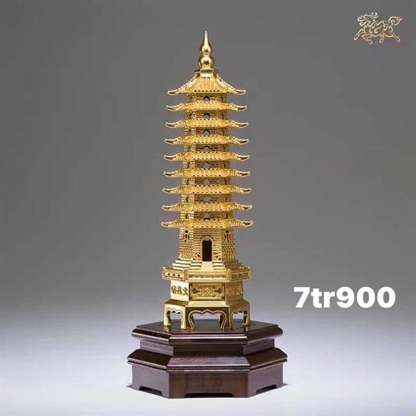  Tháp Văn Xương Thiếp Vàng 24k 