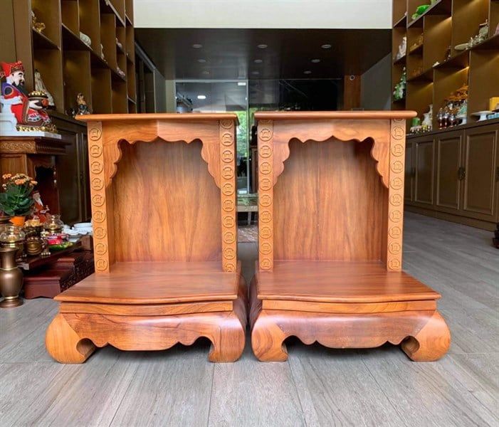  Bàn Tài Địa đồng tiền chân quỳ gõ 42x60 