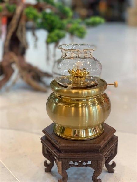  Đèn Dầu Đồng Vàng 