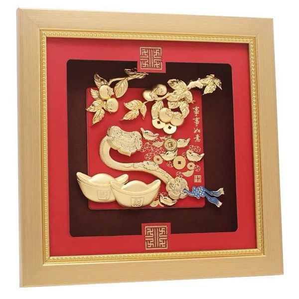  Tranh Phú Quý Thiếp Vàng 24k 